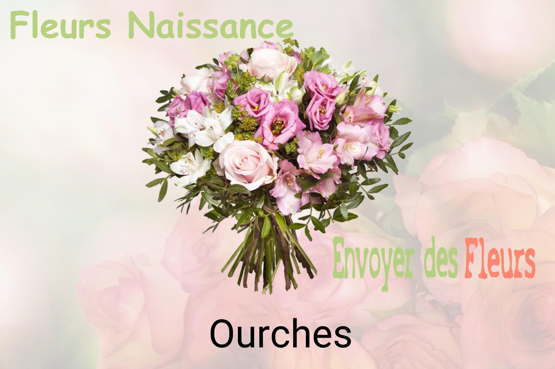 Bouquet de fleurs de naissance livré à Ourches